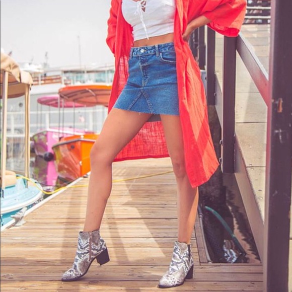 Snake Print Ankle Bootie - Picture 4 of 4